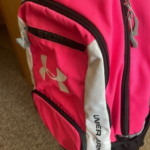 Pink Under Armor Backpack